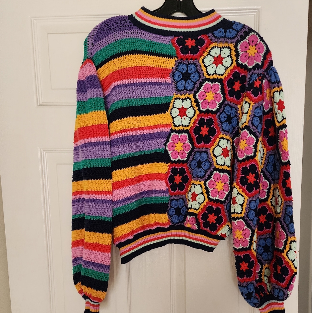 Farm Rio Crochet Sweater - Picture 9 of 9
